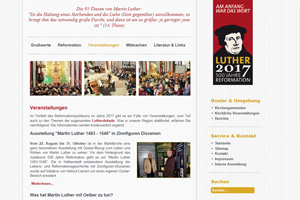 Webseite luther2017-goslar.de