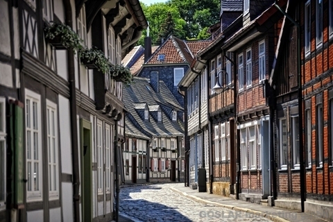 Häuser in der Altstadt von Goslar